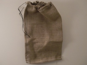 Industrial Jute Drawstring Bag - 12" x 20" (Bundle of 25) - Click Image to Close