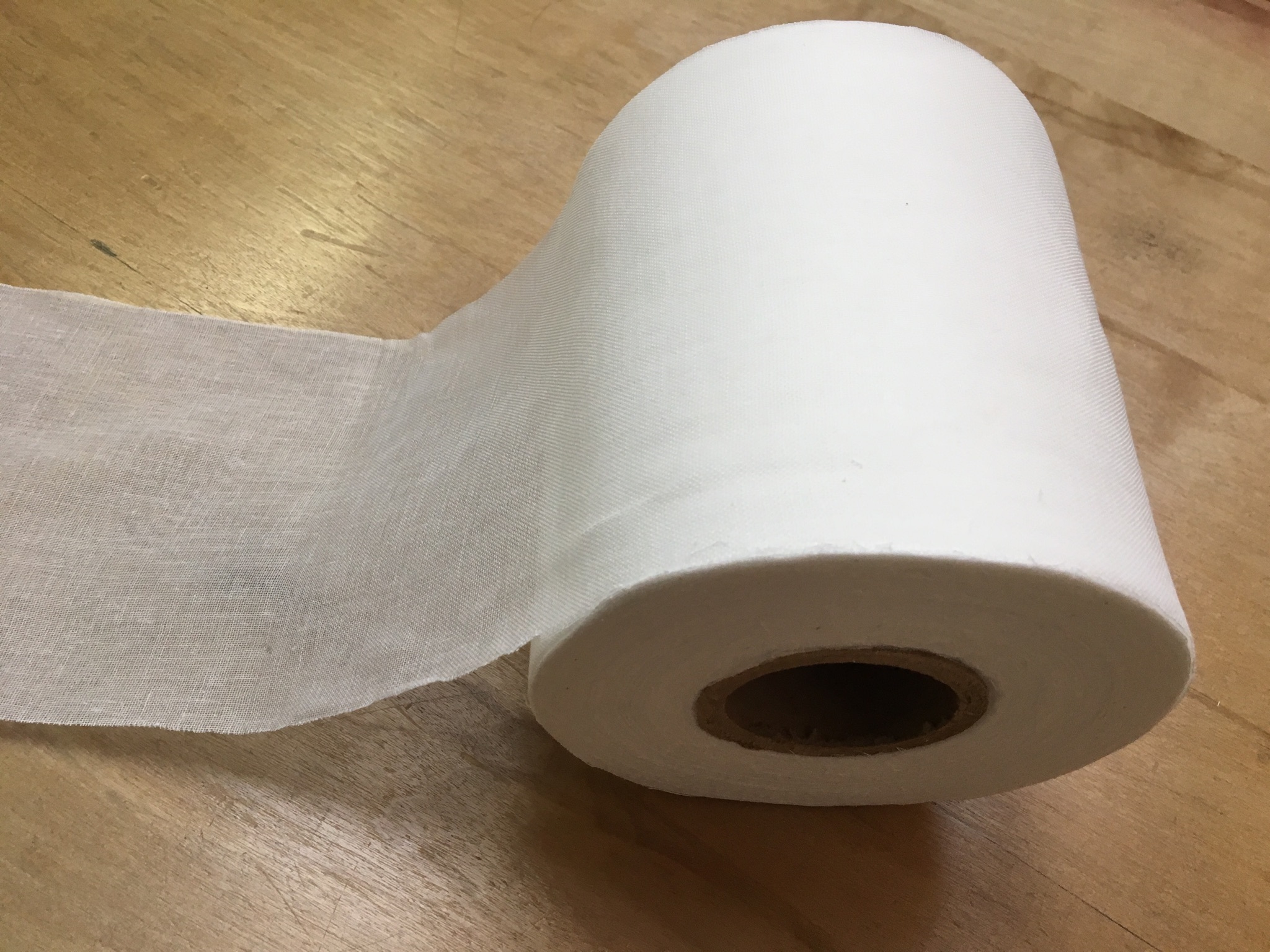 6" Wide Cheesecloth Roll - 100 Yards (Grade 90) Bleached - Click Image to Close