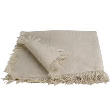 Linen Squares with Fringed Edges - 20" x 20" (12 Pack) - Click Image to Close