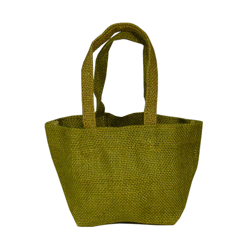 Moss Jute Tote Bag - 4' x 4' x 4x (Sold in a Pack of 6)
