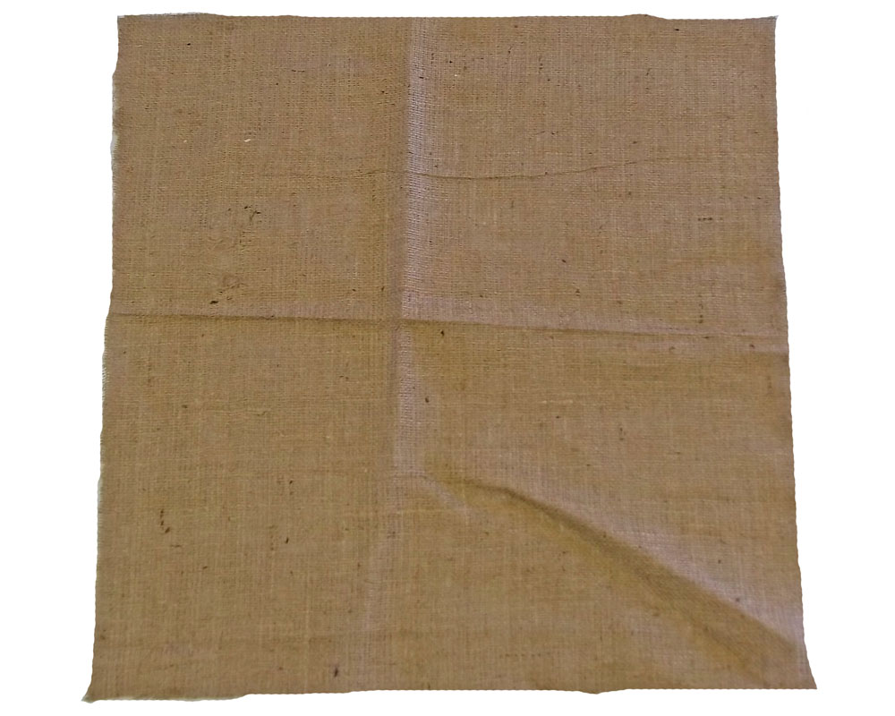60" x 60" Unfinished Burlap Square - Click Image to Close