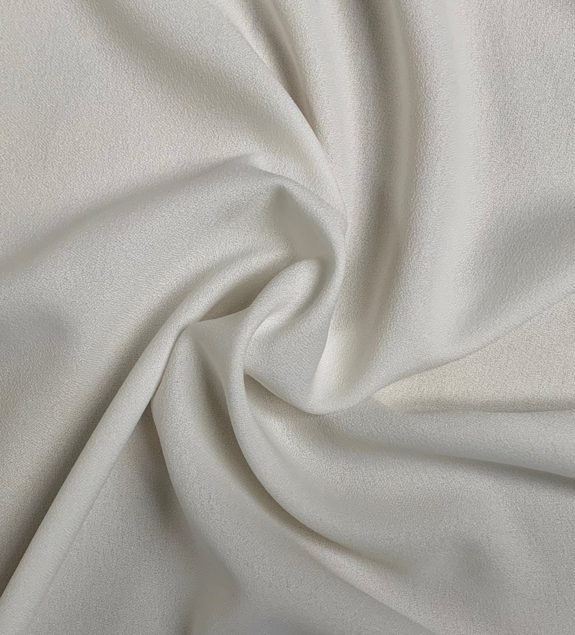 60" Wide Off-White Crepe- By the yard (100% Polyester)