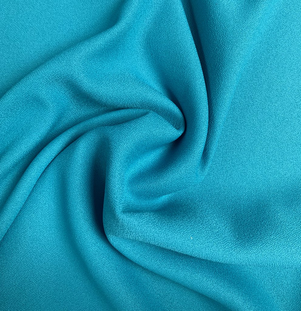 60" Wide Turquoise- By the Yard (100% Polyester)