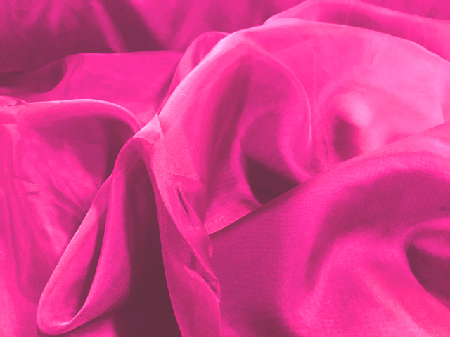 Voile Fabric 118" Wide in Fuchsia - By the Yard