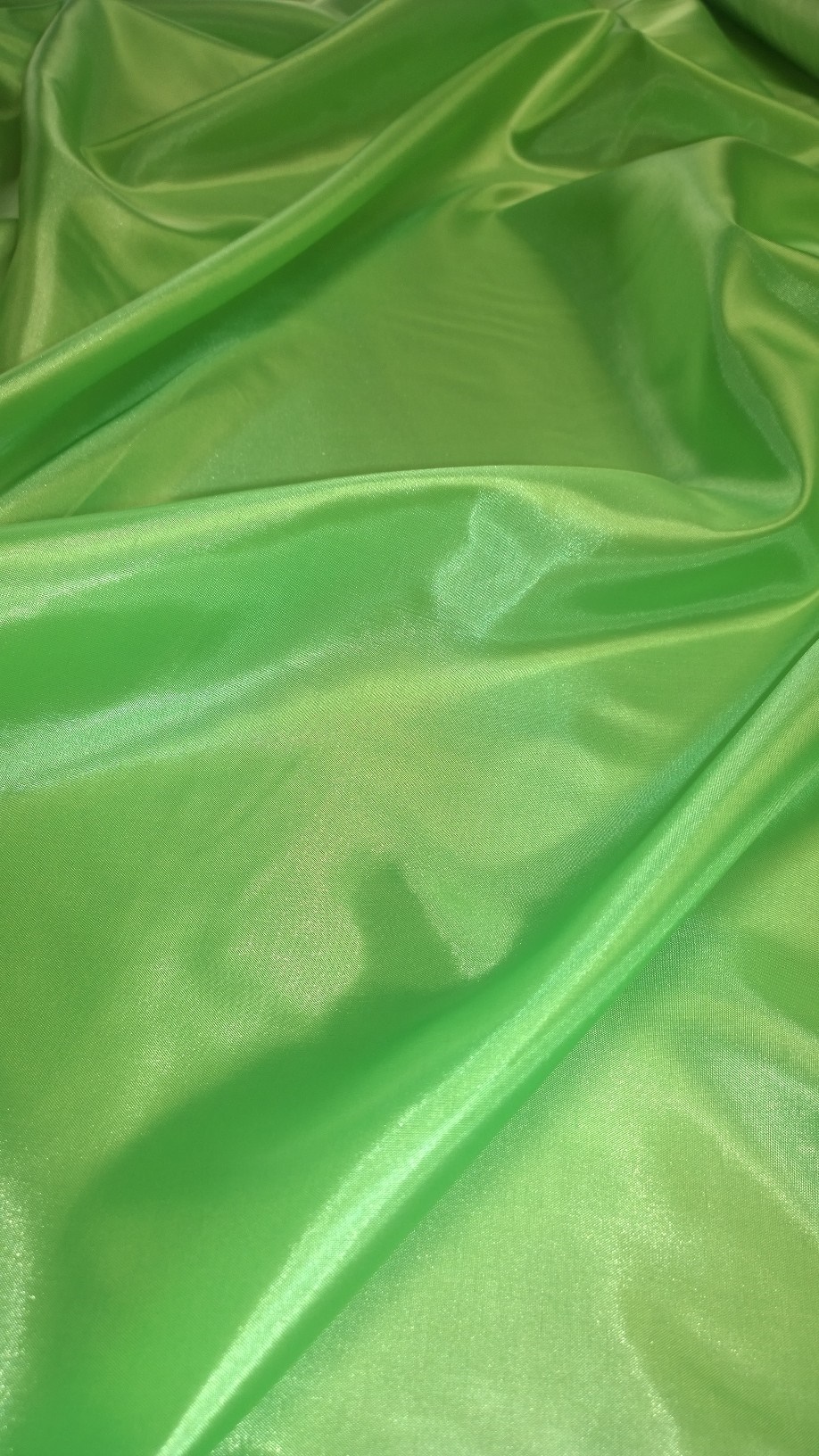 By The Yard- 60" Limeade Habotai Fabric - 100% Polyester