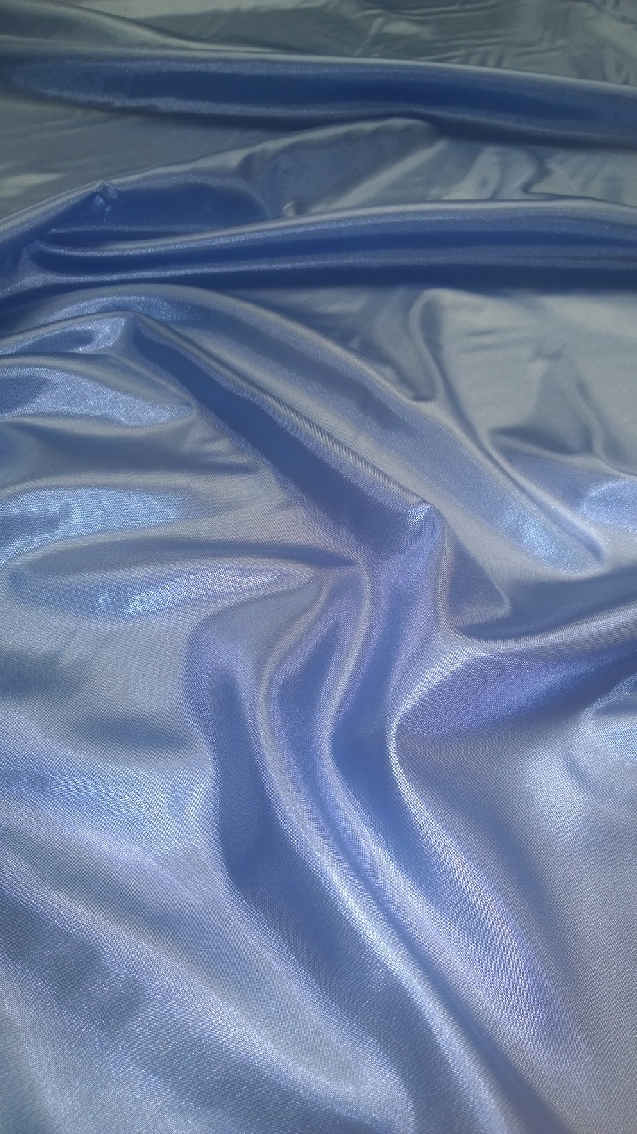 By The Yard- 60" Periwinkle Habotai Fabric - 100% Polyester
