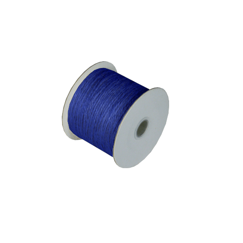 Blue Jute Ribbon - 2 mm x 100 Yards