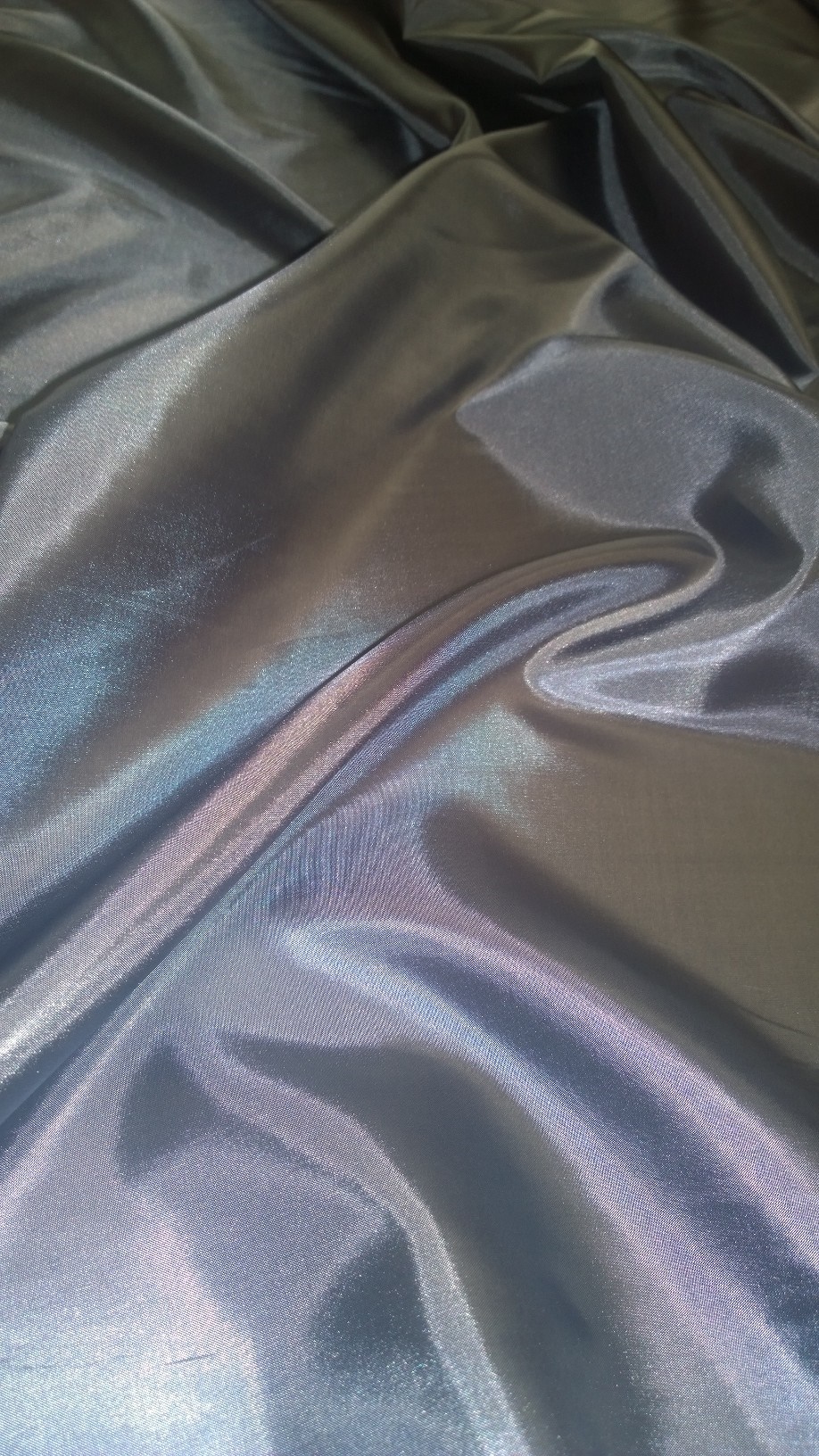 By The Yard- 60" Steel Grey Habotai Fabric - 100% Polyester