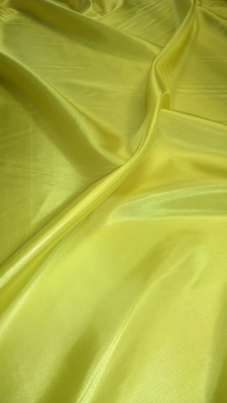 By The Yard- 60" Sunflower Habotai Fabric - 100% Polyester