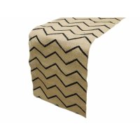 (image for) Burlap Table Runner-Chevron 14 X 108