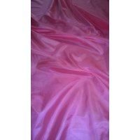 (image for) By The Yard- 60" Neon Pink Habotai Fabric - 100% Polyester