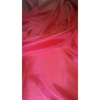 (image for) By The Yard- 60" Red Habotai Fabric - 100% Polyester
