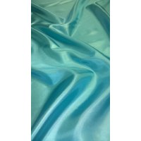 (image for) By The Yard- 60" Turquoise Habotai Fabric - 100% Polyester