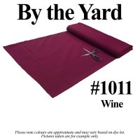 (image for) 45" Wine Broadcloth - By the Fabric