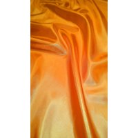 (image for) By The Yard- 60" Orange Habotai Fabric - 100% Polyester