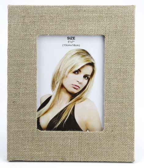 JUTE THEMED PICTURE FRAME 8.5" X 10.5"