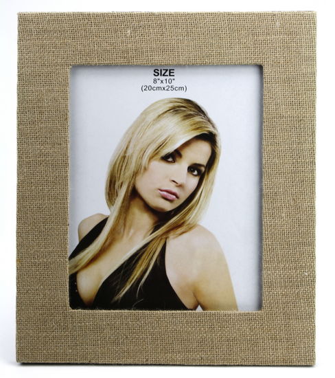JUTE THEMED PICTURE FRAME 11.25" X 13.25"