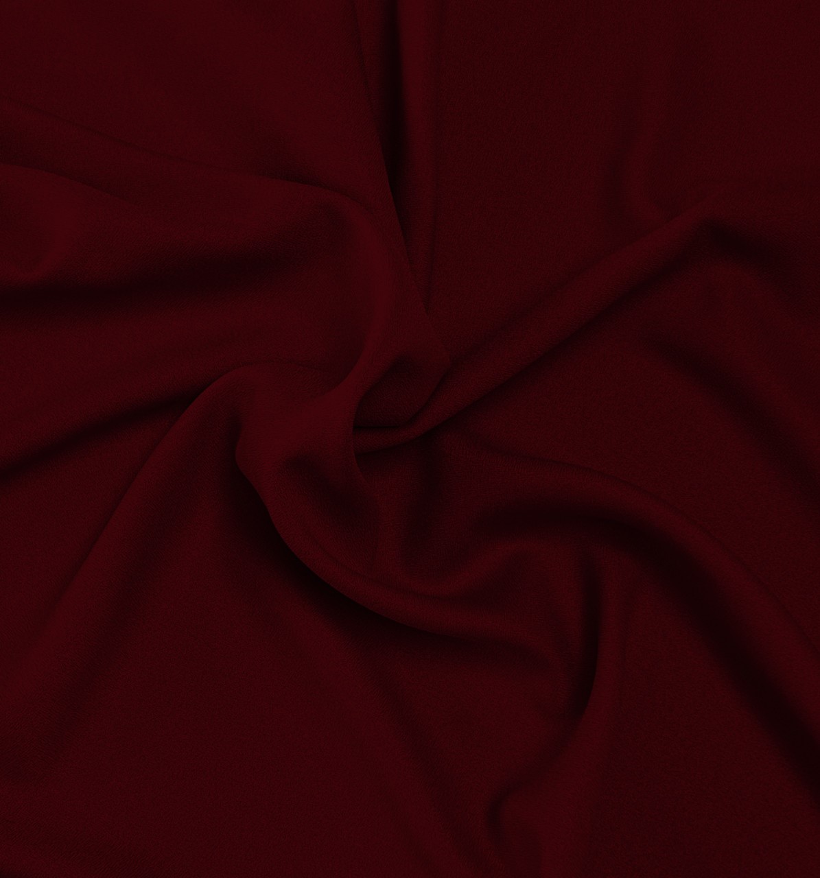 60" Wide Burgundy Crepe-By the yard (100% Polyester)