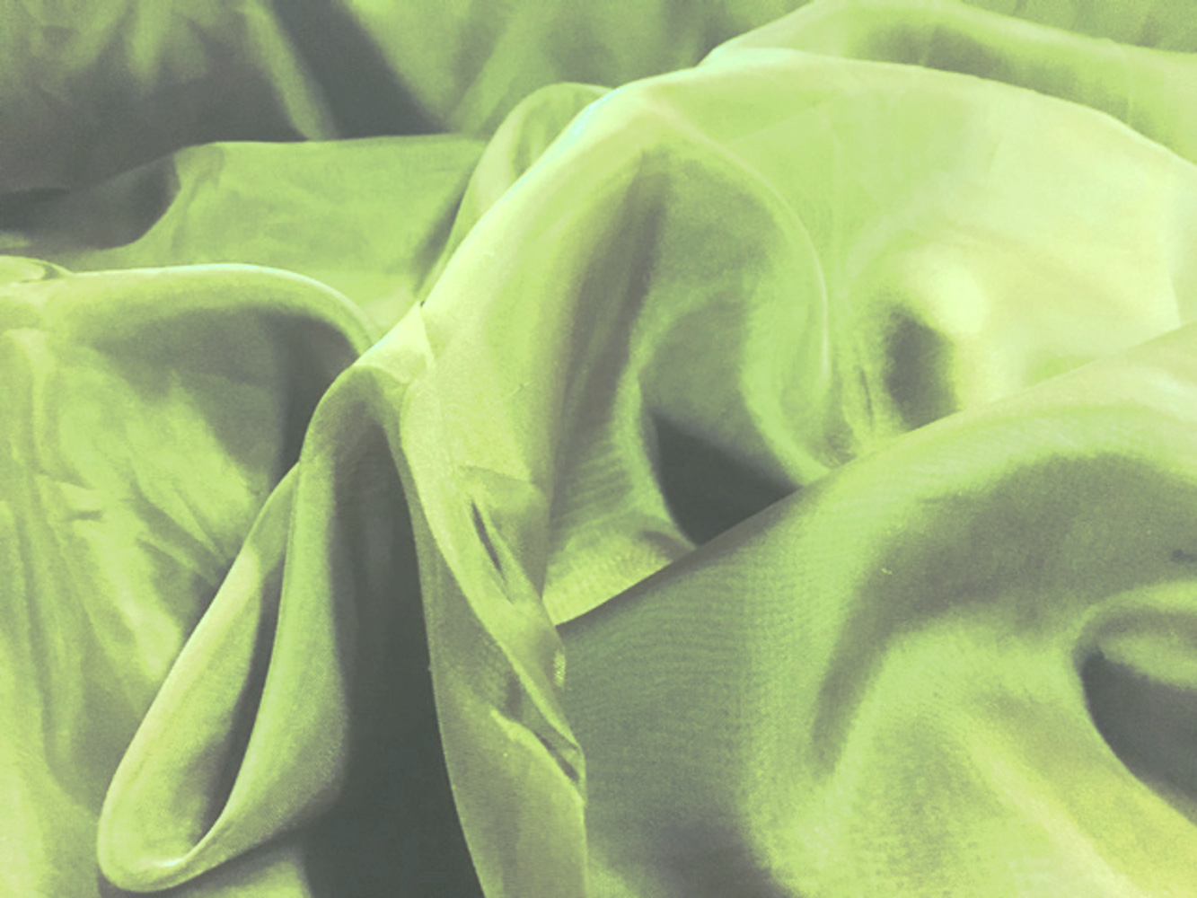 Voile Fabric 118" Wide in Apple Green - By the Yard