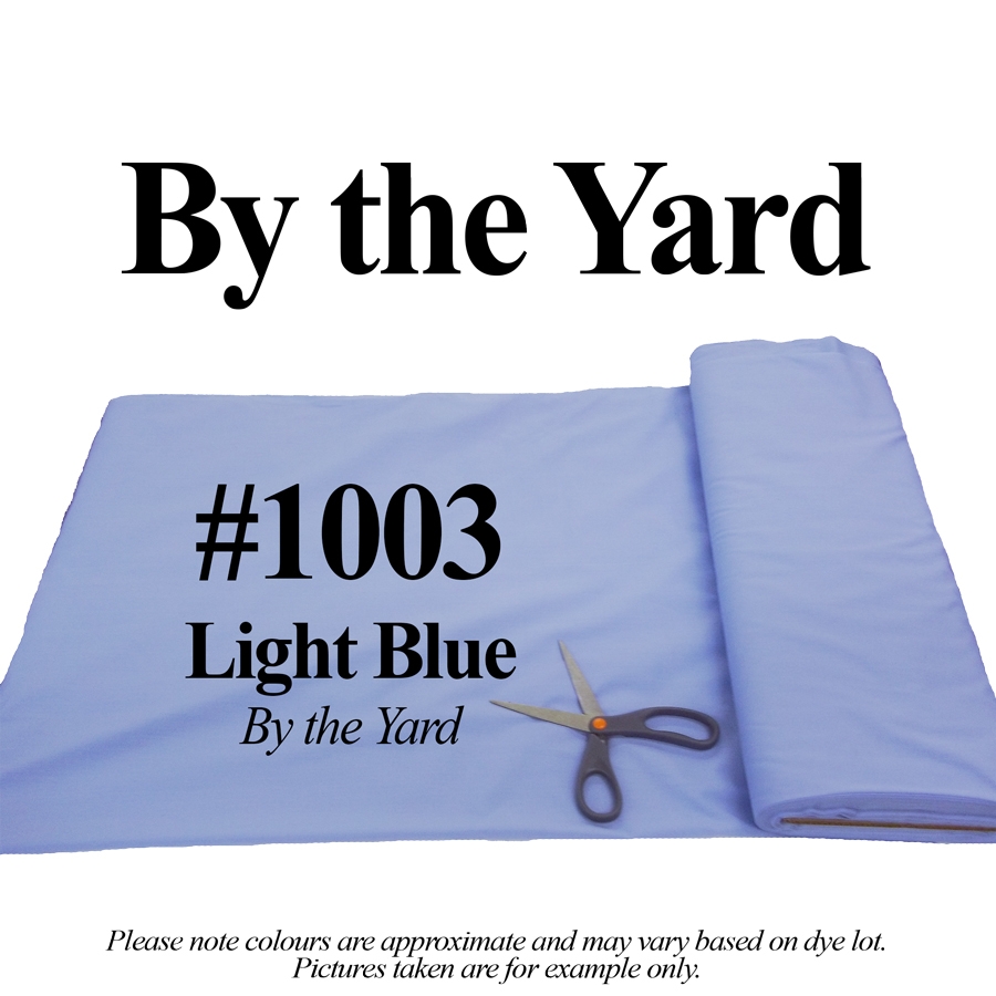 45" Blue Broadcloth - By the Yard