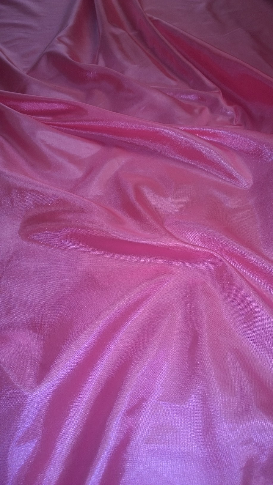 By The Yard- 60" Neon Pink Habotai Fabric - 100% Polyester