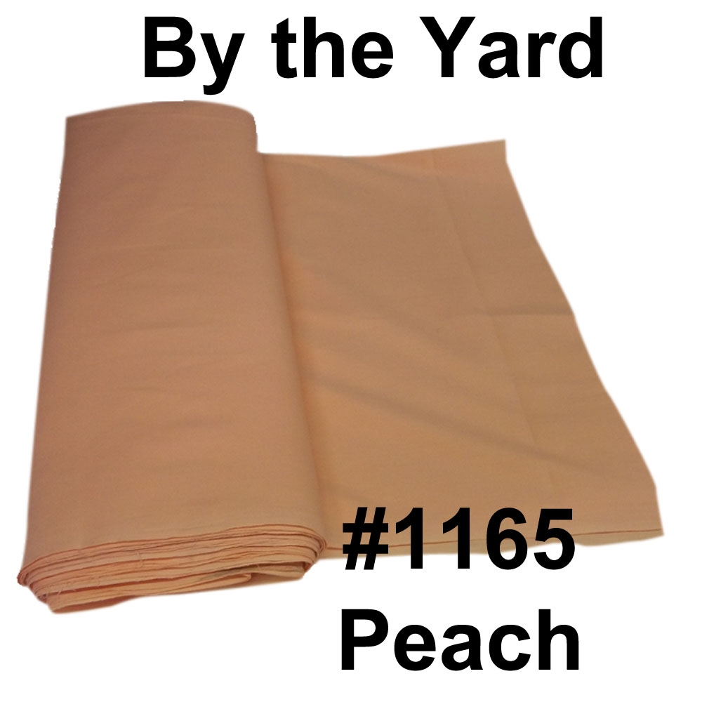 45" Peach/Apricot Broadcloth- By the Yard