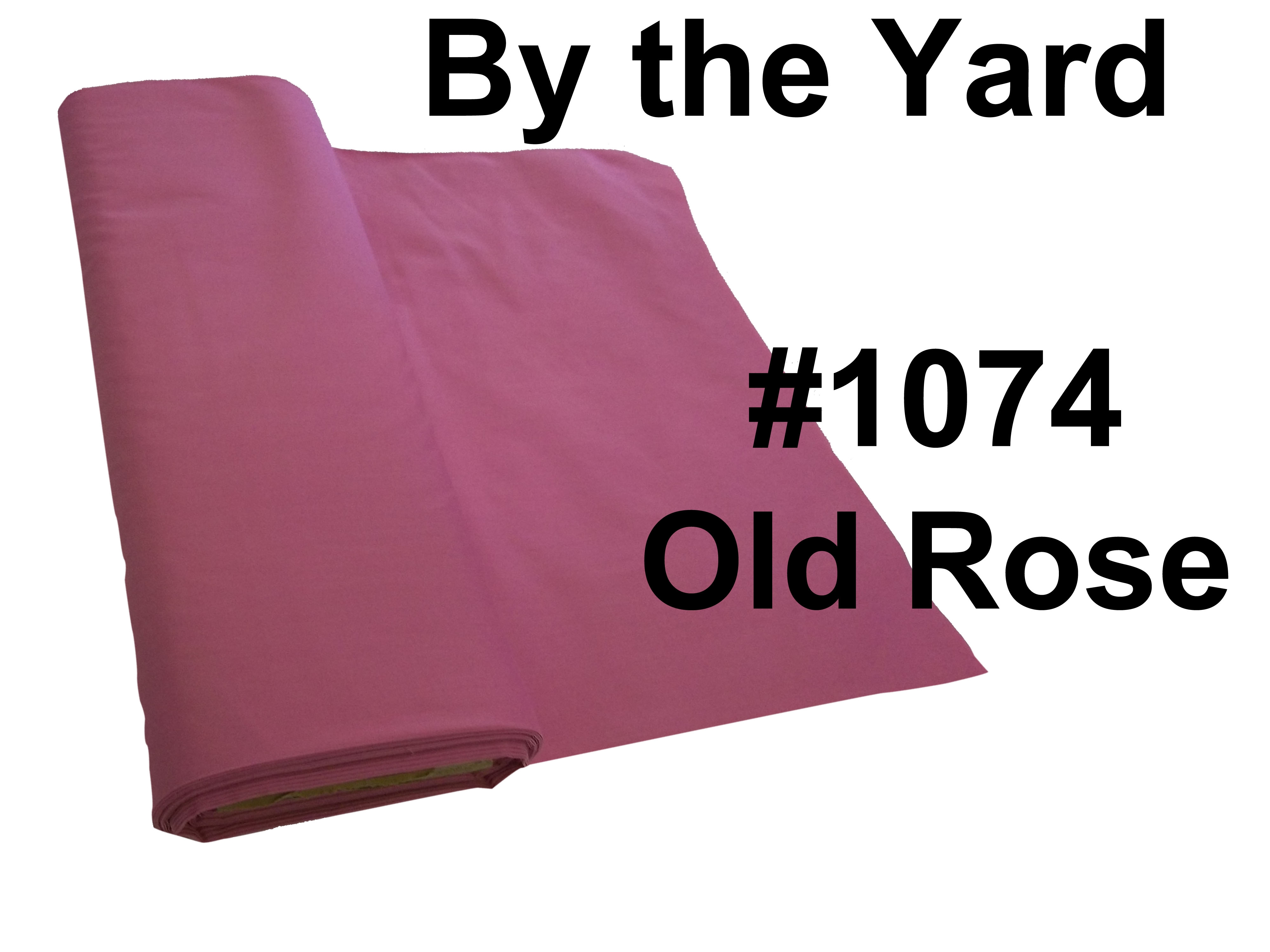 45" Old Rose Broadcloth - By the Yard