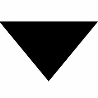 Triangle Bandana - Black 22" X 22" X 30" 12 PACK